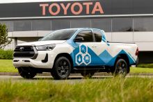 Toyota’s hydrogen-powered Hilux prototype debuts with 365-mile range