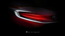 Toyota releases teaser image of new electric vehicle called “X Prologue”