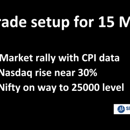 Trade Setup for 15 May; NSE Nifty 50 Eyes 25,000 levels, Nasdaq Bullish and Markets Rally on CPI Data