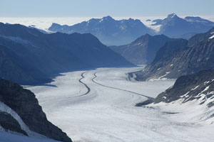 Swiss glaciers melting away at an accelerating rate