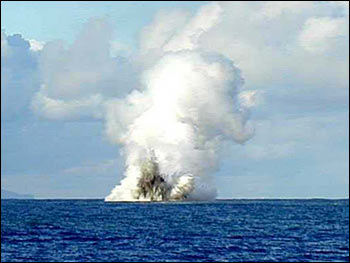 Scientists find undersea volcano has grown a massive cone