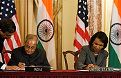 Condoleezza Rice, Pranab Mukherjee