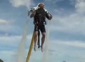 Now, 007-style jetpack powered by water
