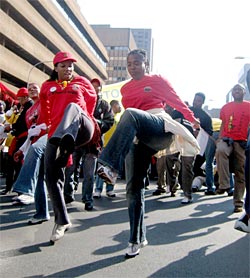 Post boxes overflowing in South Africa as mail workers strike