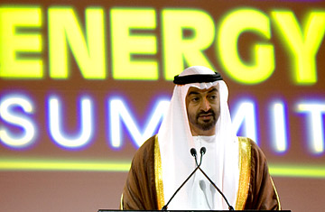 Abu Dhabi to host world energy summit 