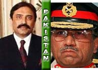 Asif Ali Zardari, Pervez Musharraf