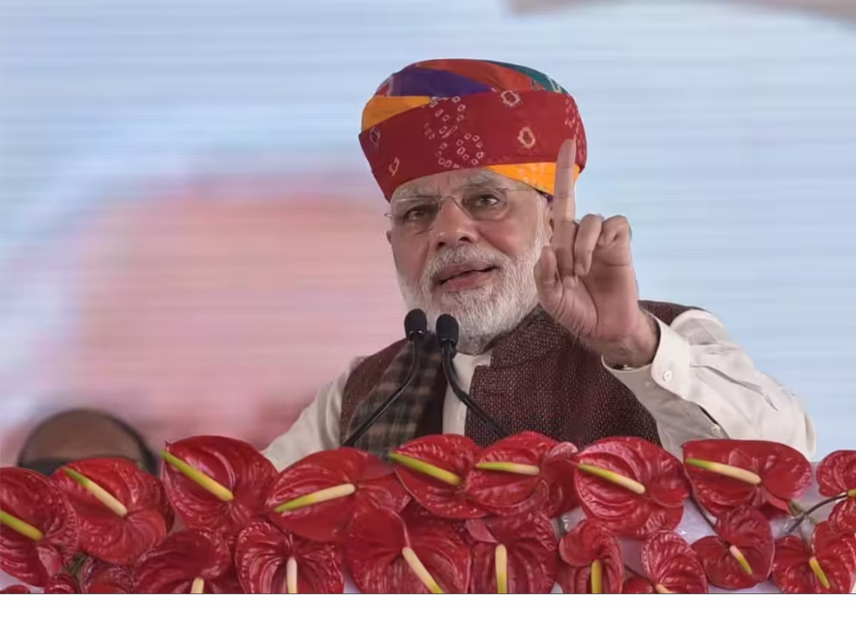 प्रधानमंत्री मोदी राजस्थान के नाथद्वारा पहुंचे